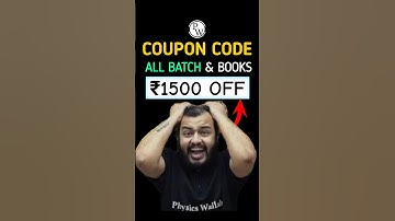 PW coupon code 2026 All Batch & Books Store - latest ₹500 ₹1000 Off Maximum Discount। #pwcouponcode