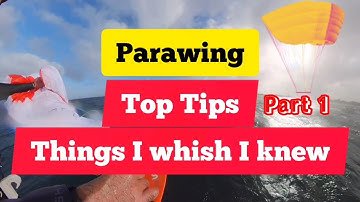 Parawing Essential Tips (Part 1) | Depower Wadd Turn harness line Tutorial 