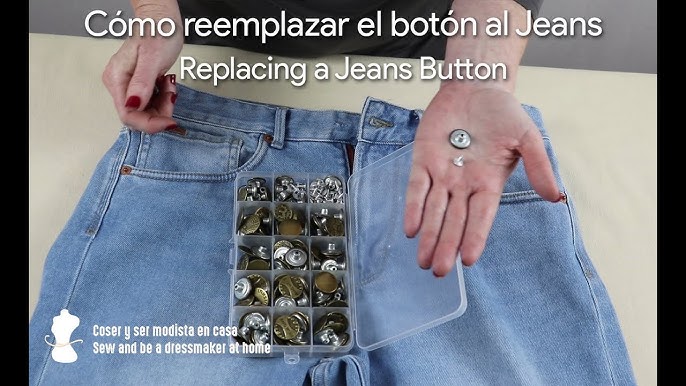 DIY How to Repair and Replace Broken Jeans Button