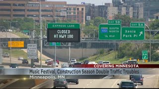 Minnesota music festival & construction season double traffic troubles