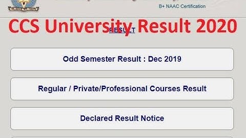 B.ed 1st year 2021-22 result Declared CCS University Meerut#ccsu#ccubed