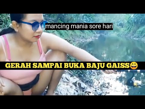 Mancing mania di sungai dengan wanita s3ksi - fishing accompanied by a very seductive woman