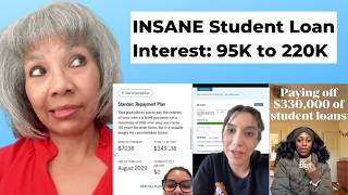 Student loan debt CRISIS with insane monthly bills and interest