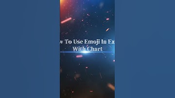 How To Use Emoji In Excel With Formula & Chart #shorts #short #shortvideo #shortsvideo #shortsfeed