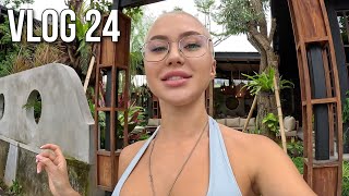 Vlog 24 | Румтур виллы на Бали за 400$, огромные пауки и мои любимые кафе