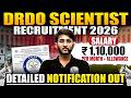 DRDO Scientist Recruitment 2026 | Salary & Allowances | Detailed Notification Out
