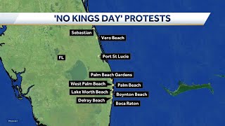 Traffic and heat advisory for 'No Kings Day' protests across South Florida