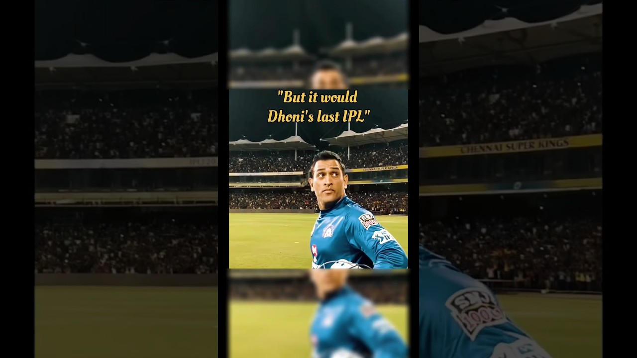 # The last dance ● Dhoni's last ipl ● Elegant Editor ● #trending #shorts #msdhoni