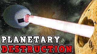 DESTROYING an ENTIRE PLANET in Space Engineers