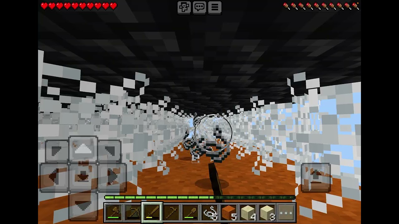 Minecraft - mining layers and acquiring wool