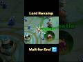Lord Revamp Tutorial Mobile legends #ml2b #tutorial #revamp