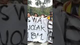 Protes BBM Naik, Mahasiswa Dorong Motor  #bbmnaik #demomahasiswa #tvterbit #harianterbitcom