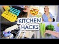 MIND-BLOWING KITCHEN & FOOD HACKS (I LEARNED ON TIK TOK!) Emily Norris