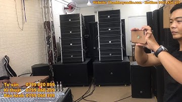 Dàn Loa Array 121 Triệu Về Bình Định Cực Khủng | Loa Array RCF 30 | LH Thanh Huy Audio