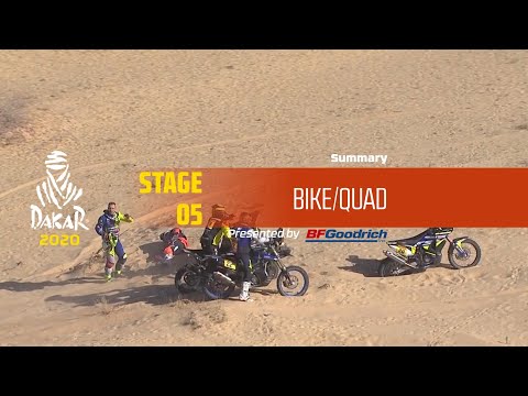 Dakar 2020 - Stage 5 (Al Ula / Ha’il) - Bike/Quad Summary