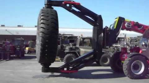 Manitou tyre handler