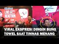 Ekspresi dingin bung towel saat timnas indonesia menang dari korsel viral hingga dirujak netizen