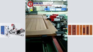 Máy khoan cnc ổ khóa và bản lề cửa SM-60MS-CNC-A hoàn thiện