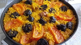 Рис в духовке с курицей. Испанская кухня Рис в духовке с курицей. Испанская кухня