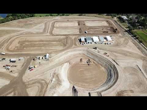 Drone footage over the Water Treatment Plant