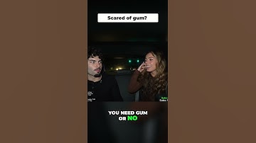 Scared to Chew Gum? Funny Reaction Video! #shorts