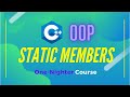 10 - Static Data Members and Functions | OOP (Object Oriented Programming) in One Night | URDU/HINDI