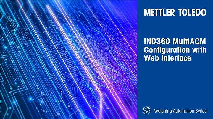 IND360 MultiACM Configuration Using Web Interface