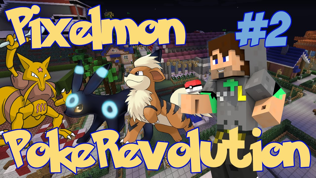 Pixelmon PokeRevolution Server - First Gym Lets Go!  - Episode 2 (Pixelmon 3.3.9)