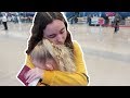 Emotional Goodbye at the Airport with Roberta