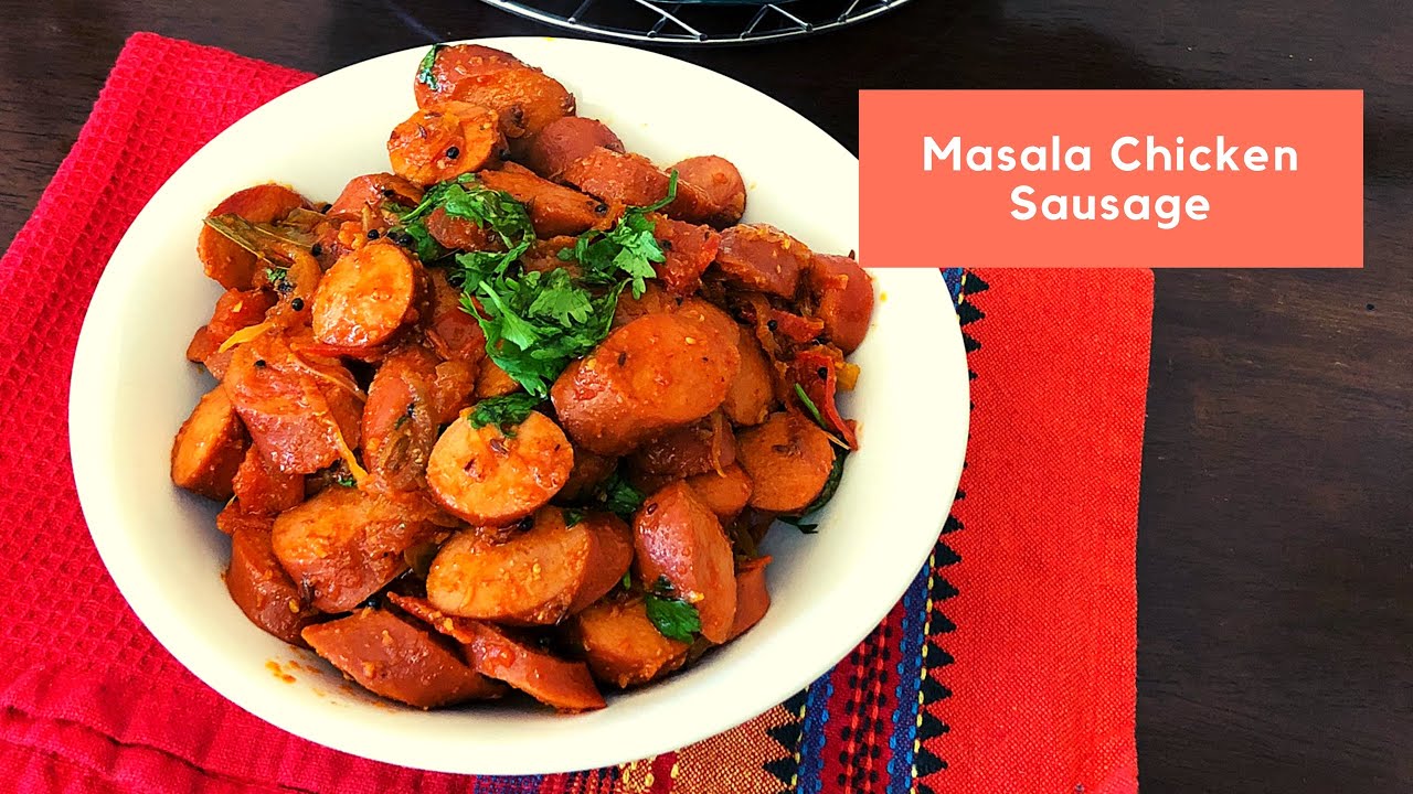 Chicken Sausage Masala Recipe Quick & Easy Sausage Recipe Dimple's