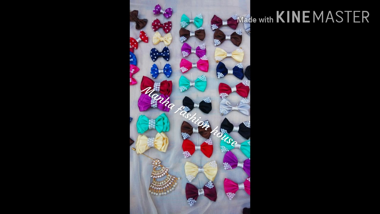 Ribbon hijab pin collection