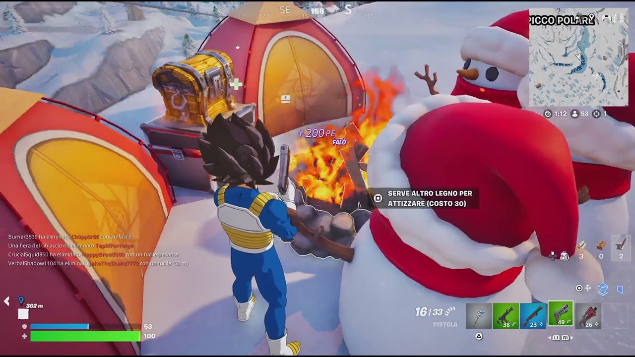 Fortnite og ritrovo un gruppo di mostri