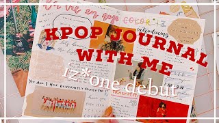 my IZ*ONE babies debuted! 🌹 kpop journal with me