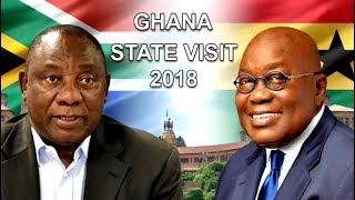 Pres Ramaphosa hosts Ghana's Pres Nana Addo Dankwa Akufo-Addo