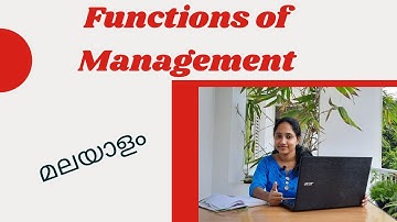 Management Functions |Malayalam| Commerce And Learn | +2/ Bcom |BBA | Mcom | MBA| HDC | JDC