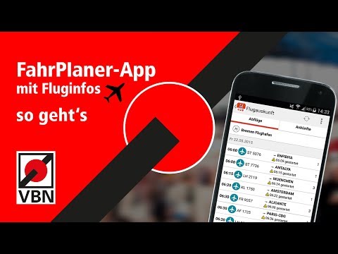 How To : FahrPlaner - App mit Fluginfos des Bremer Flughafens / VBN