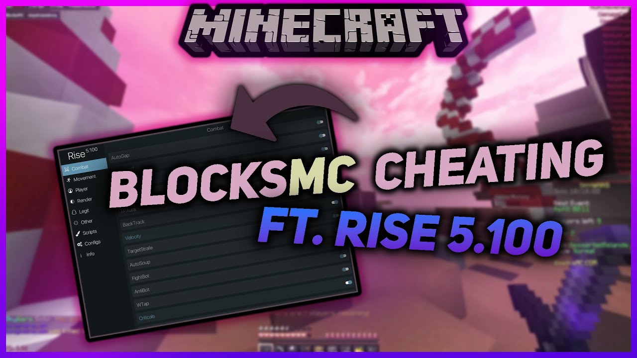 Cheating on BlocksMC w/ Rise 5.100! | Minecraft | Not my config - YouTube