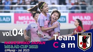 Team Cam vol.04｜パナマ戦の舞台裏　声援を受け仙台から世界へ｜MS＆ADカップ2023＠Miyagi ‐ Jul. 2023