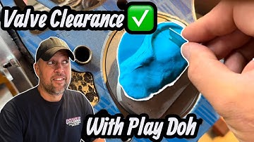 How to check piston to valve clearance on a pushrod engine. 