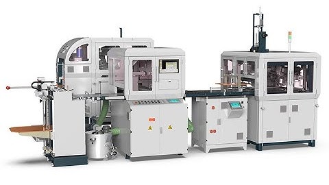 automatic rigid boxes making machine for 160mm height gift boxes