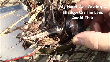 Making Fire With Zoomable Ultrafire CREE XM-L T6 LED 1600LM Flashlight Survival Craft