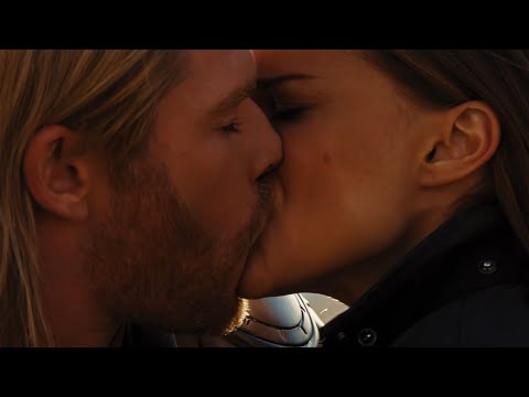 Thor: Jane and Thor Kiss Scene 4K (Natalie Portman and Chris Hemsworth)