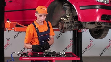 Hoe een voor remklauw vervangen op een VW GOLF 4 HANDLEIDING | AUTODOC