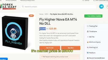 Fly Higher Nova EA – Automated MT4 Forex Bot for Trend-Based 24/7 Trading