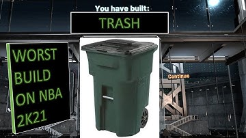 I Created The WORST BUILD On NBA 2K21! 4 TOTAL BADGE POINTS!