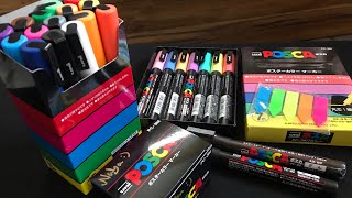 Unboxing ✨UNI-POSCA MARKERS✨|ACTIVATING THE PENS and so much more!🐾|*this feels unreal*😭