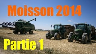 Moisson 2014-Récolte de L'orge D'hiver/Escourgeon (Partie 1)-[HD-FR]