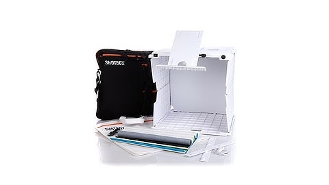 ShotBox Collapsible Photo Studio with Accessories