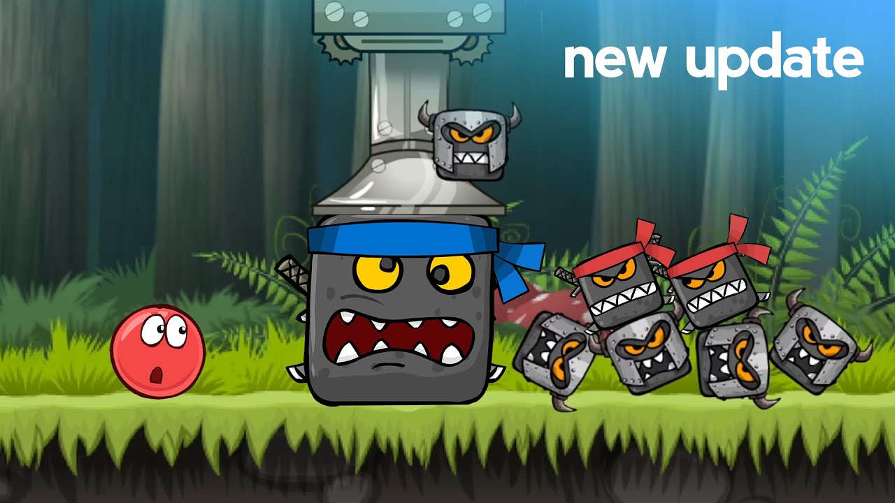 Red Ball Animation | Red Ball Boss Fight Vs 100 Ninja Boxes in EPIC Jungle Battle Ep 35