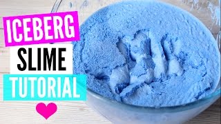 DIY Instagram ICEBERG Slime TESTED! // HOW TO MAKE ICEBERG SLIME OFFICIAL RECIPE